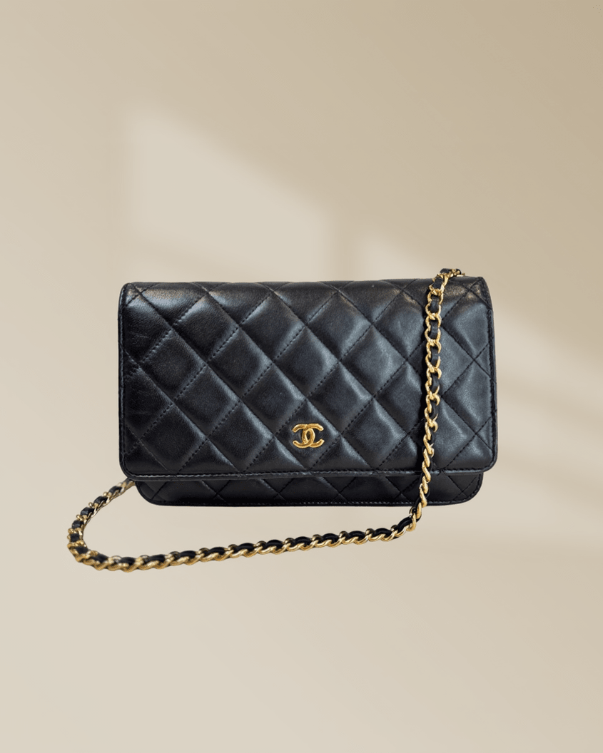Chanel - Wallet On Chain Lambskin - Preloved Pieces