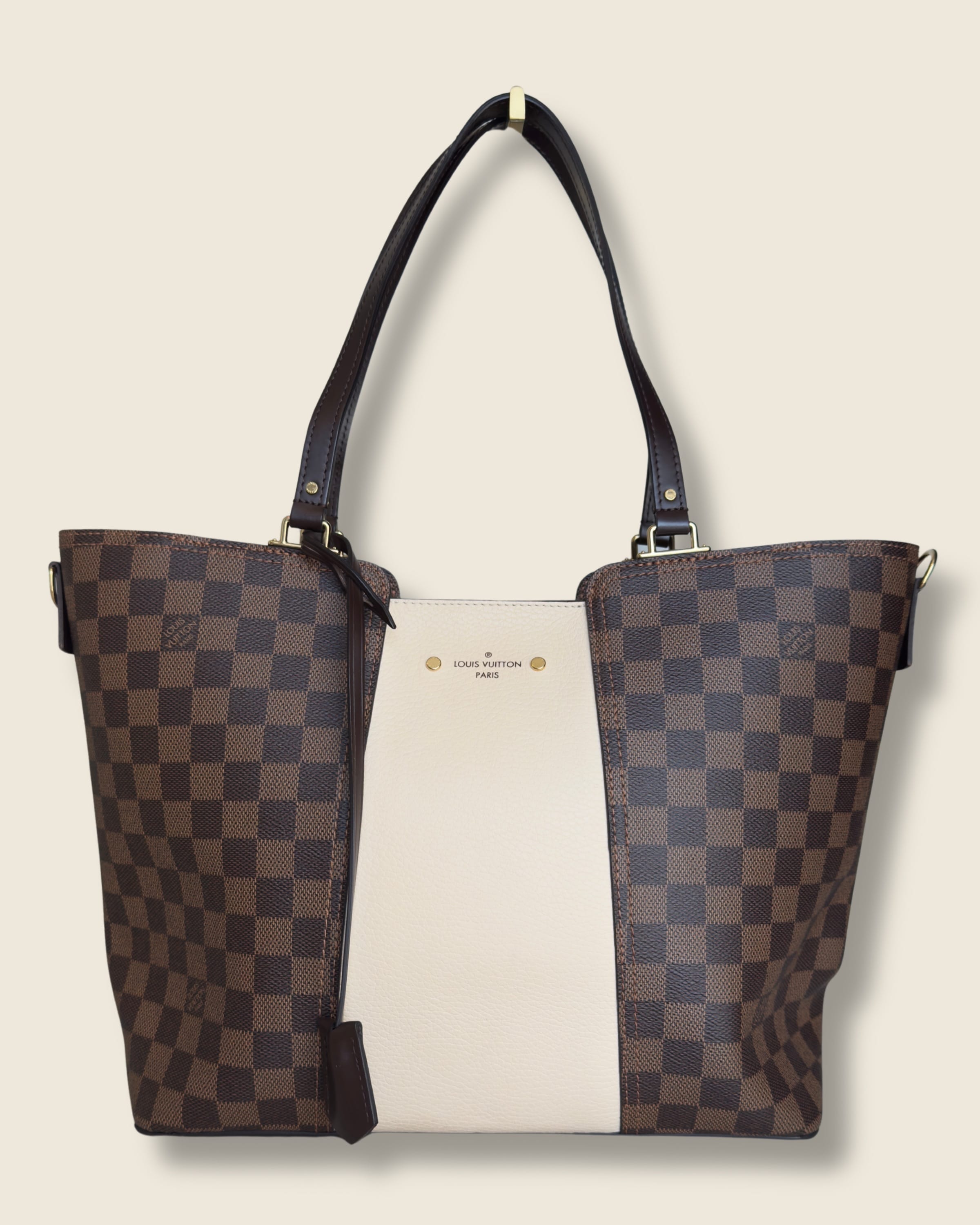 Jersey Tote bag Damier Ebene Crème