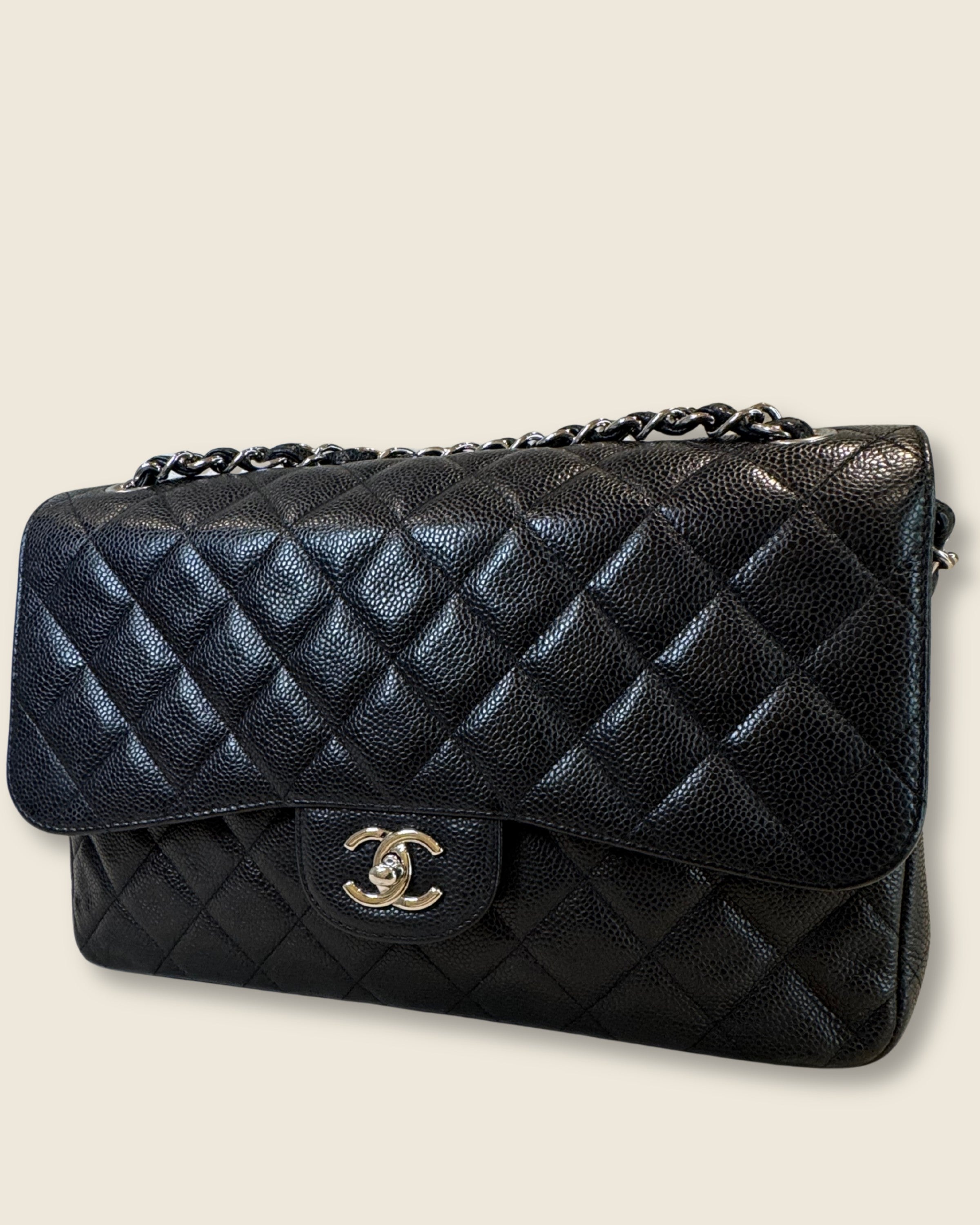 Chanel Jumbo Classic Double Flap Bag Caviar