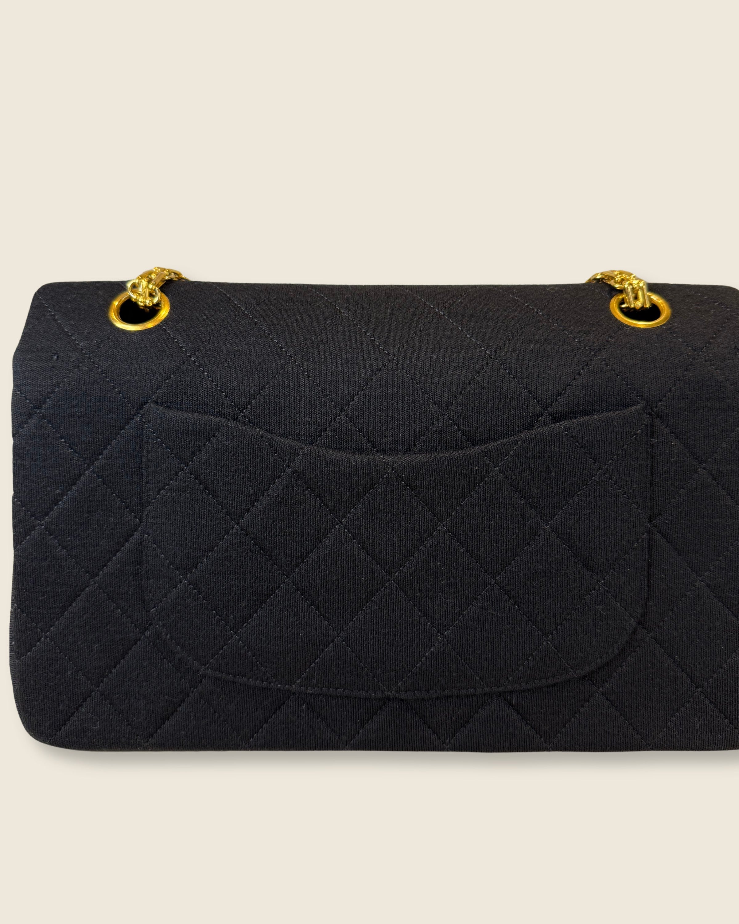 Chanel Classic Double Flap Bag Fabric Medium