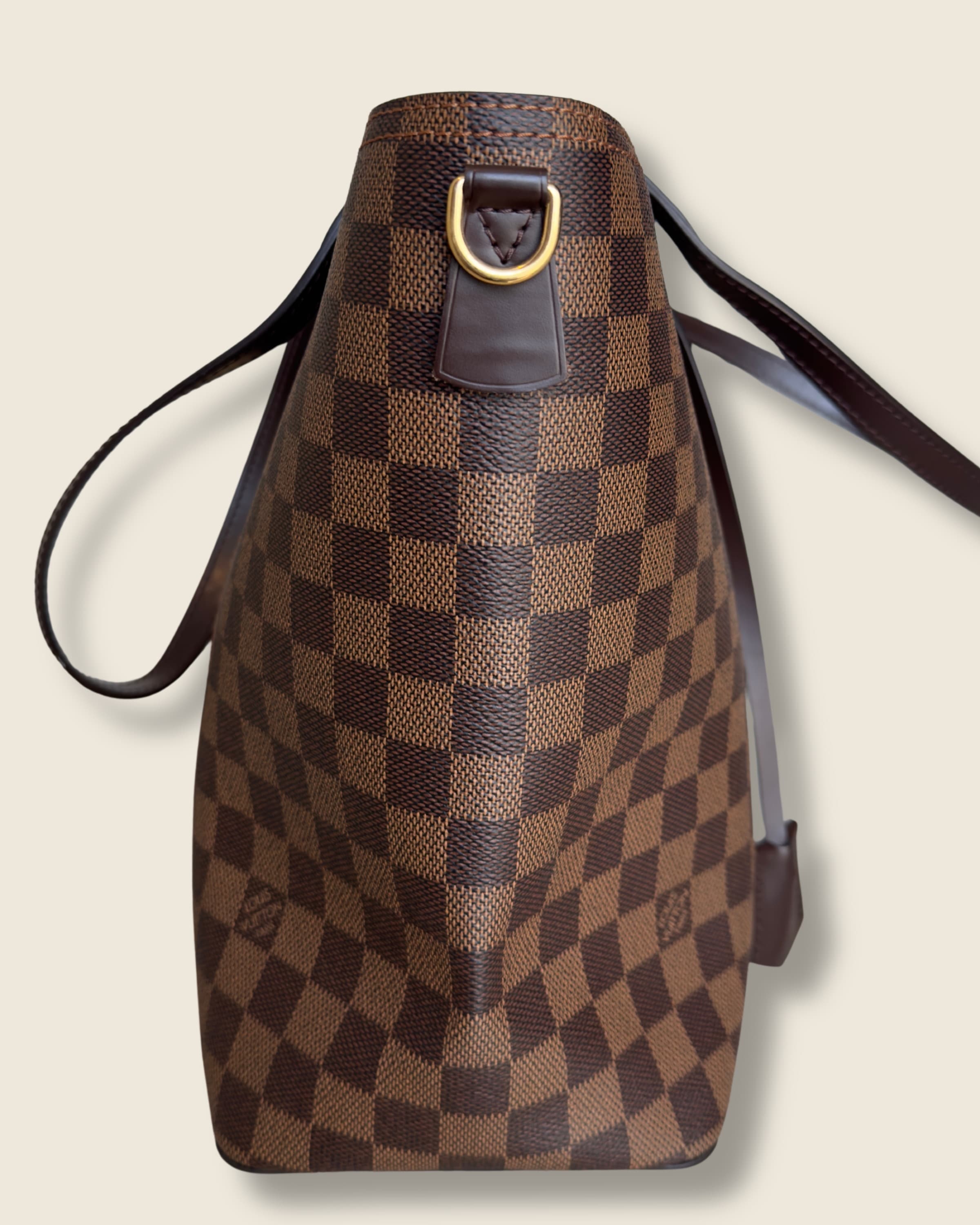 Jersey Tote bag Damier Ebene Crème