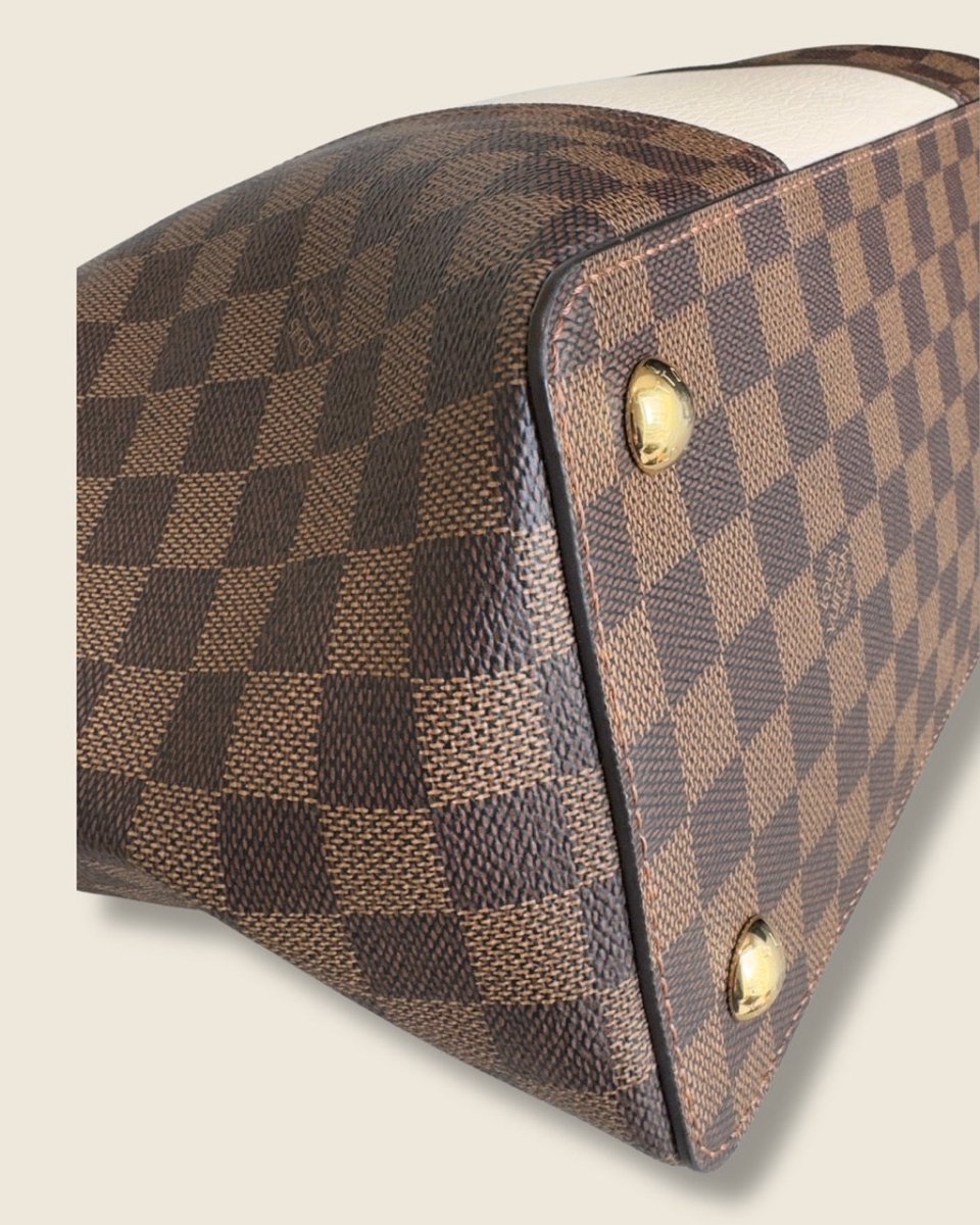 Louis Vuitton - Jersey Tote bag Damier Ebene Crème - Preloved Pieces