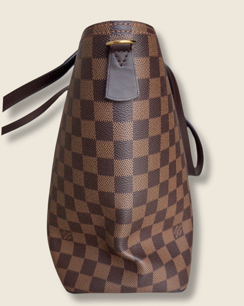 Louis Vuitton - Jersey Tote bag Damier Ebene Crème - Preloved Pieces