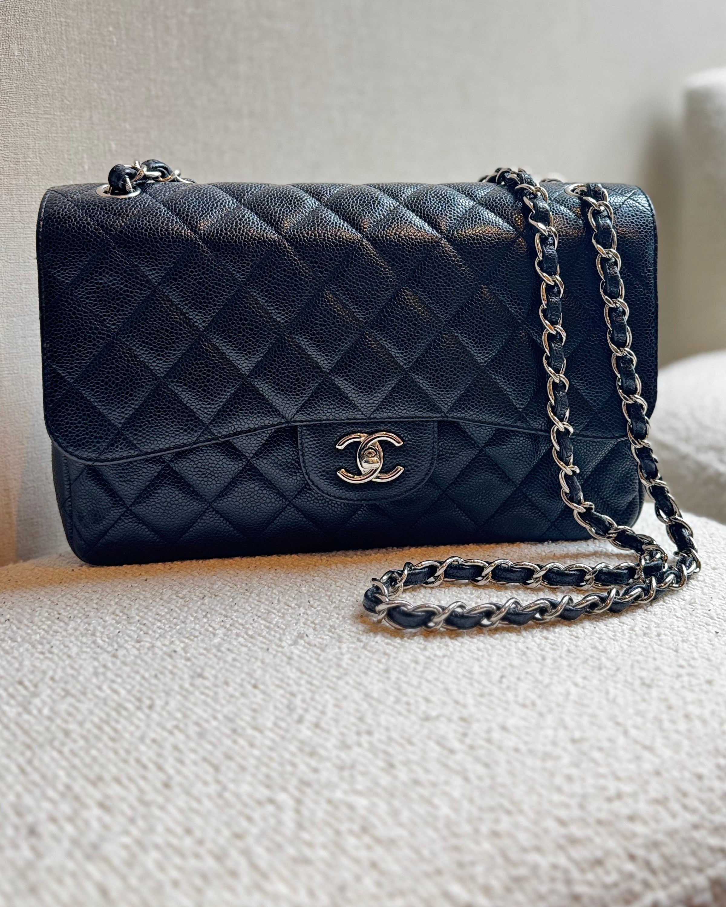 Chanel Jumbo Classic Double Flap Bag Caviar